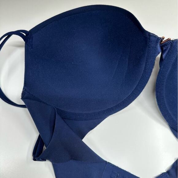 EUC | Victoria’s Secret | Push Up Bra | Blue | Size 32 DDD - Picture 7 of 16